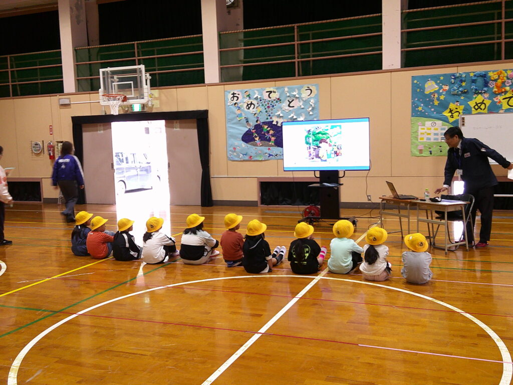 白野江小学校にて4月28日（火）交通安全教室を開催いたしました。